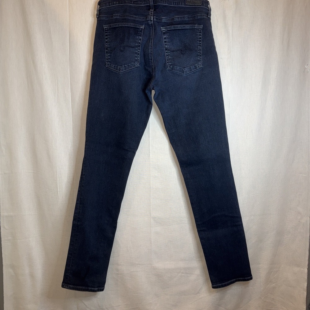 AG Cigarette PRIMA Jeans Deep Indigo Inky Rocker Chic Slim Goth Punk/Grunge Glam - Picture 3 of 7